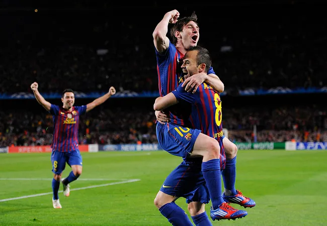 Andrés Iniesta jugó junto a Lionel Messi en el FC Barcelona – Getty Images