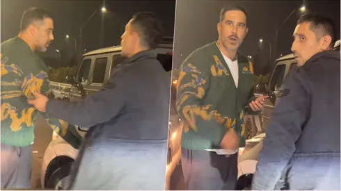 Claudio Bravo increpó a un conductor