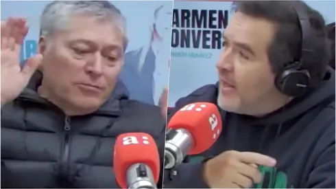 Patricio Yáñez y Cristián Caamaño se agarraron por Jorge Almirón.