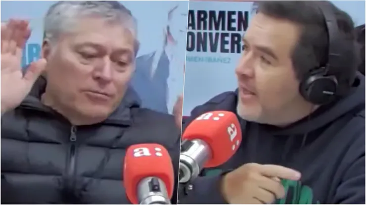 Patricio Yáñez y Cristián Caamaño se agarraron por Jorge Almirón.