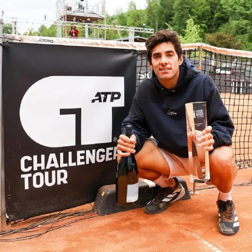 Cristian Garin se consagra campeón del Challenger de Mauthausen.