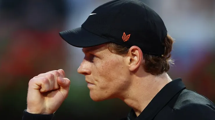 Jannik Sinner en el Masters 1000 de Roma 2025.