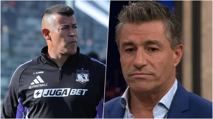 Solabarrieta le pega a Almirón en Colo Colo.