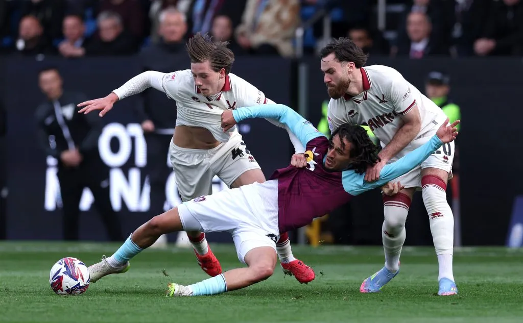 Ben Brereton está ausente en el Sheffield United, y su DT dio una peculiar explicación. Foto: Alex Livesey/Getty Images.