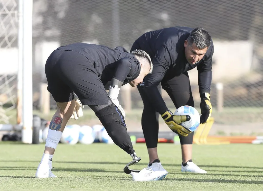 Cristóbal Campos en sus entrenamientos con Luis Marín. Sifup.