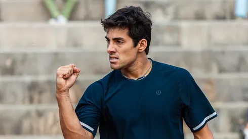 Cristian Garin en el Challenger Oerias