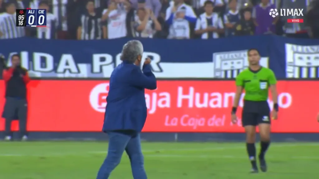 Los gestos de Gorosito. (Captura L1 Max).