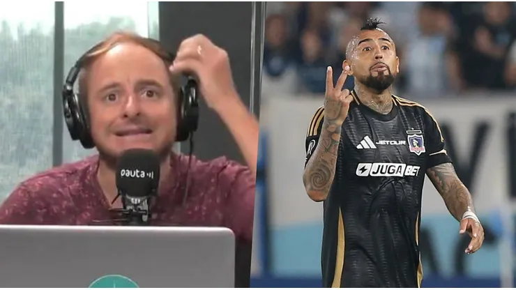 Vidal se fue expulsado por una insólita situación.