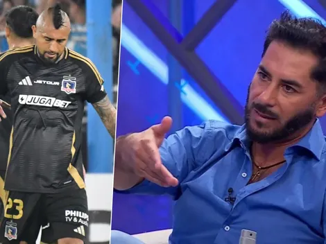 Johnny Herrera patea en el suelo a Vidal y Colo Colo
