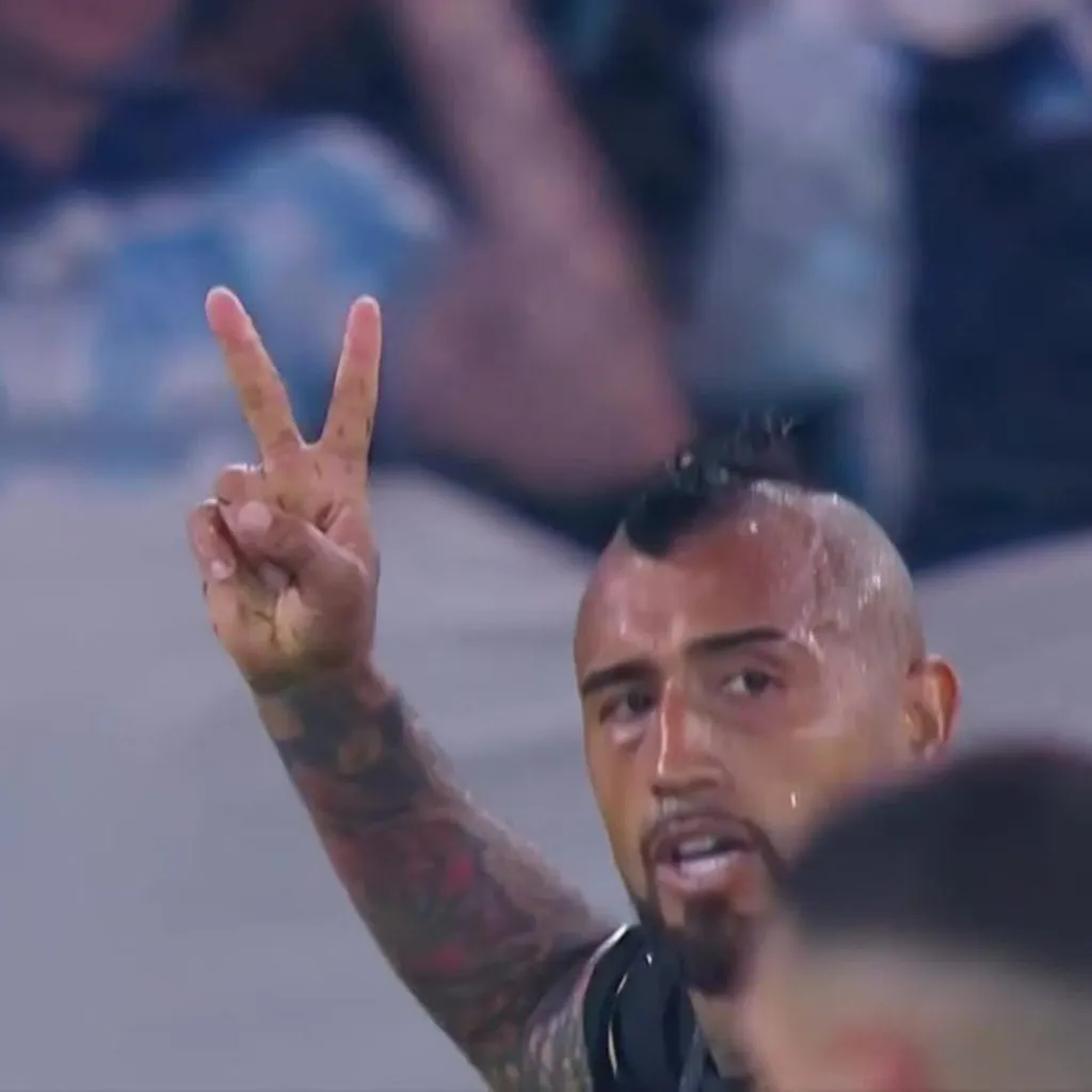 Vidal y su polémico gesto en Argentina