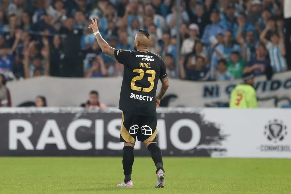 Arturo Vidal en El Cilindro de Avellaneda. (Daniel Jayo/Getty Images).