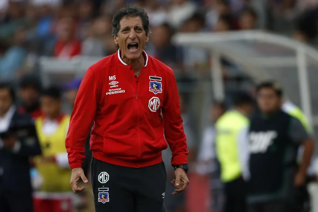 Mario Salas fu el último DT en sufrir cuatro derrotas seguidas en Colo Colo. Imagen: Photosport