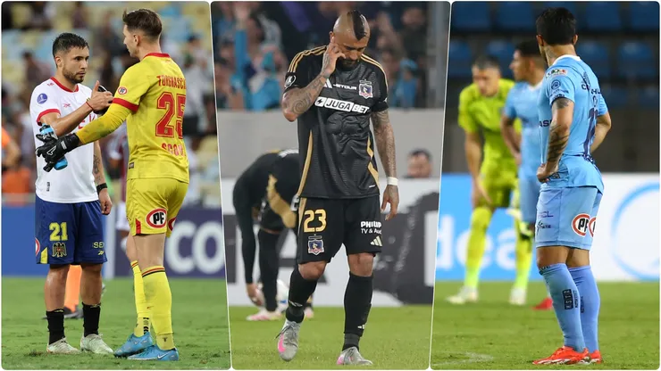 Tres equipos chilenos eliminados de torneos Conmebol.