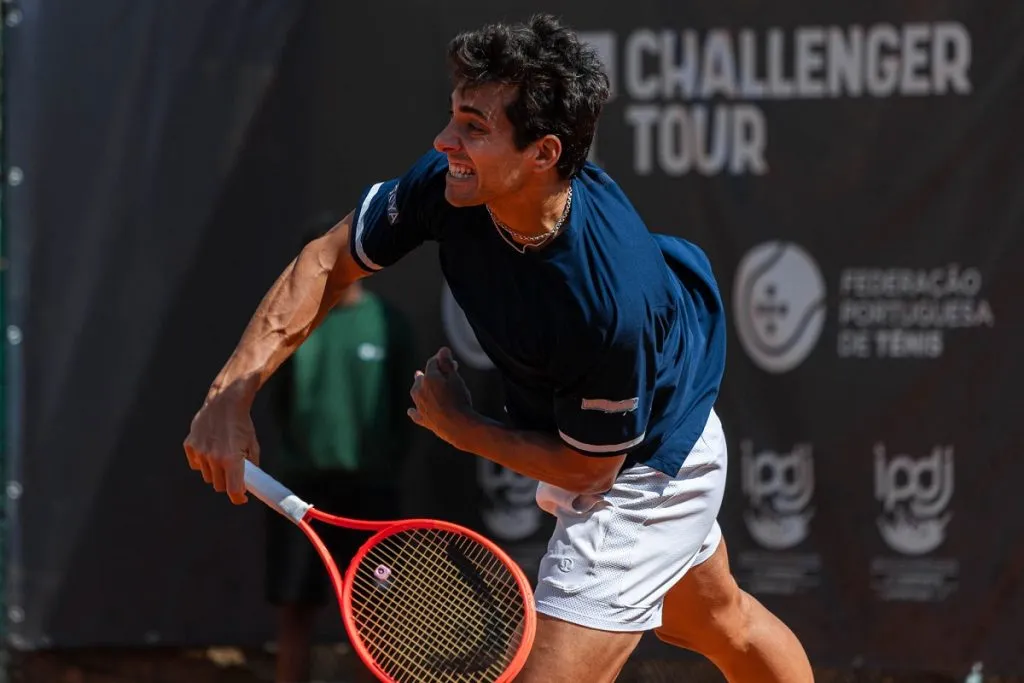 Cristian Garin en el Challenger de Oeiras (Federacao Portuguesa Tenis).