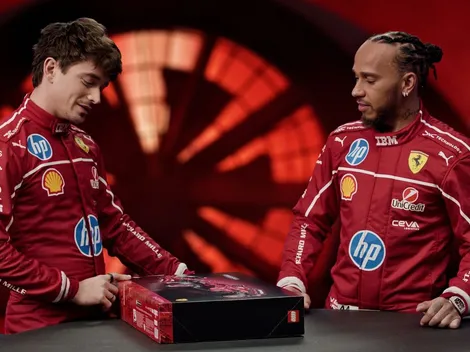 Hamilton y Leclerc aceptan desafío para construir un Ferrari