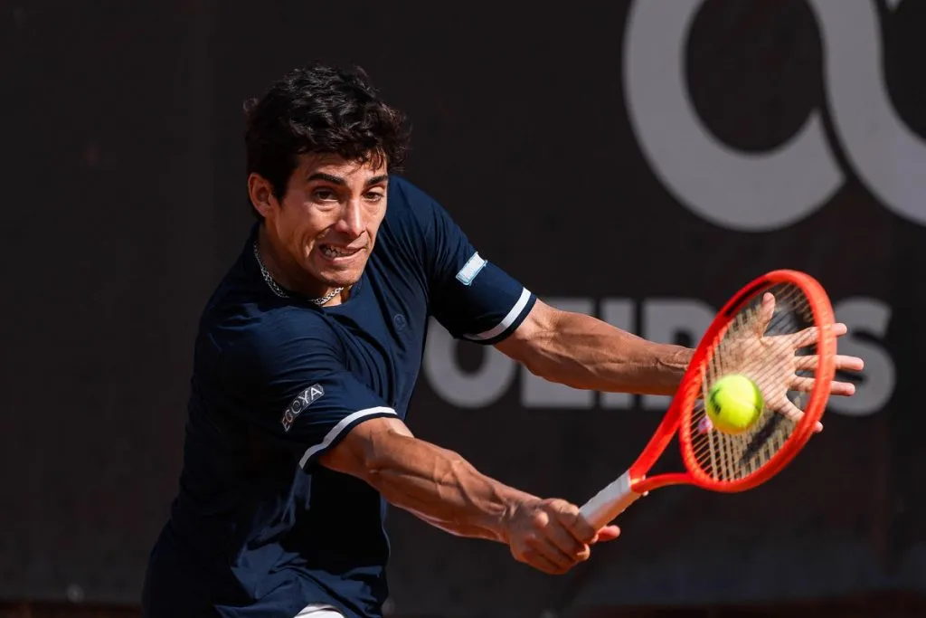 Cristian Garin en el Challenger de Oeiras (Federacao Portuguesa Tenis).