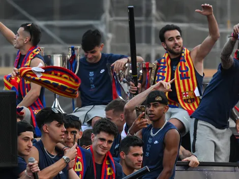 Más de 100 mil reproducciones: el accidentado festejo del Barcelona