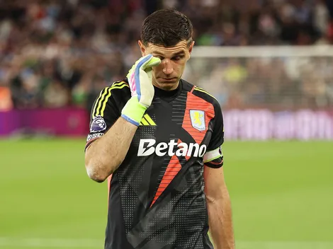 Lágrimas de Dibu Martínez: llora tras partido del Aston Villa