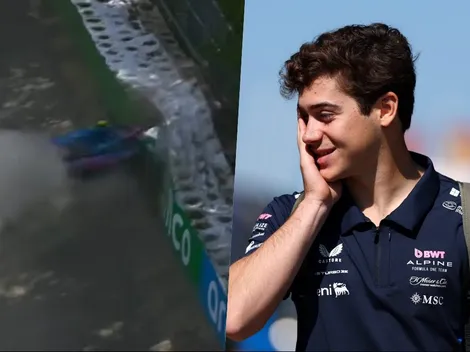 Lo dicen "Chocapinto": Franco destruye su auto en su vuelta a la F1