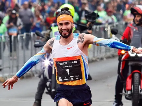 Es de oro: Carlos Díaz consigue el oro en el Maratón de Santiago