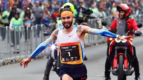 El Chileno Díaz se consagró como ganador del Maratón de Santiago