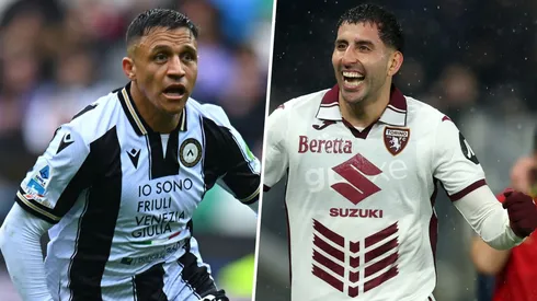 Alexis Sánchez y Guillermo Maripán.