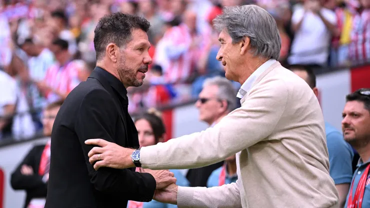 Manuel Pellegrini se molestó por la derrota ante el equipo del Cholo Simeone.