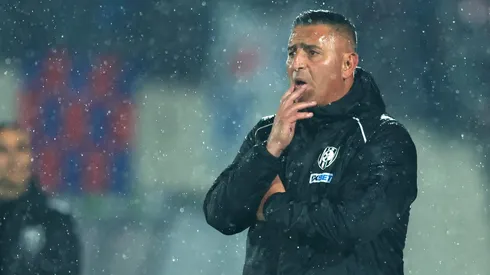 Jaime García ante Universidad de Chile en el Estadio Nacional. Su cara dice todo y más.