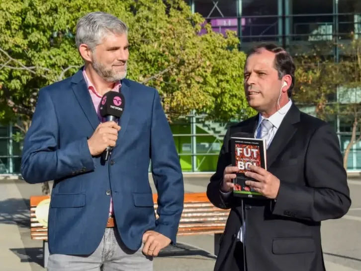 Manuel de Tezanos junto a Alejandro Lorca. (Archivo).