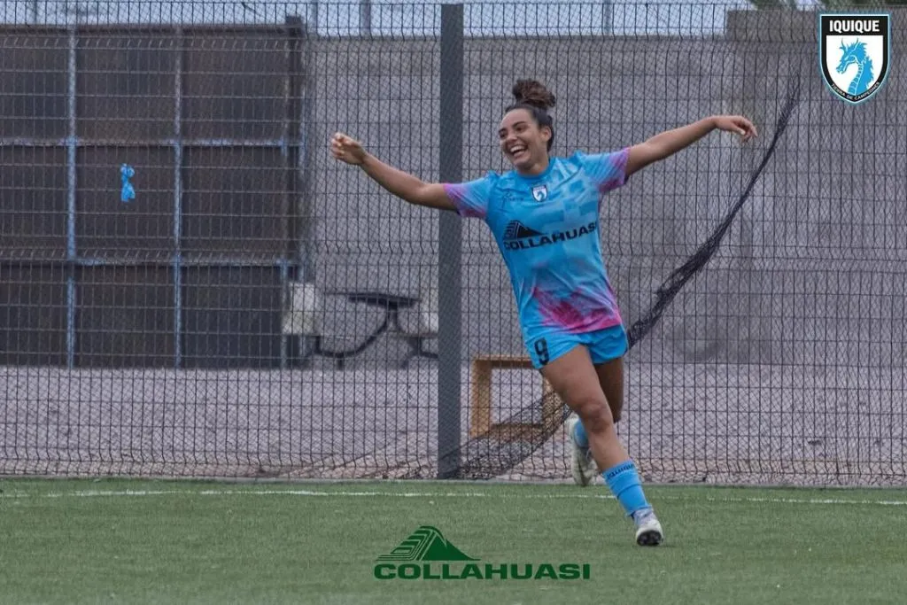 Jhoagny Contreras anotó los dos goles de la victoria de Deportes Iquique ante Deportes Recoleta. Foto: Deportes Iquique.