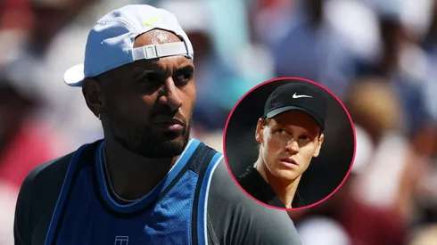 Nick Kyrgios y Jannik Sinner.