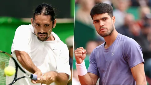 Marcelo Ríos y Carlos Alcaraz