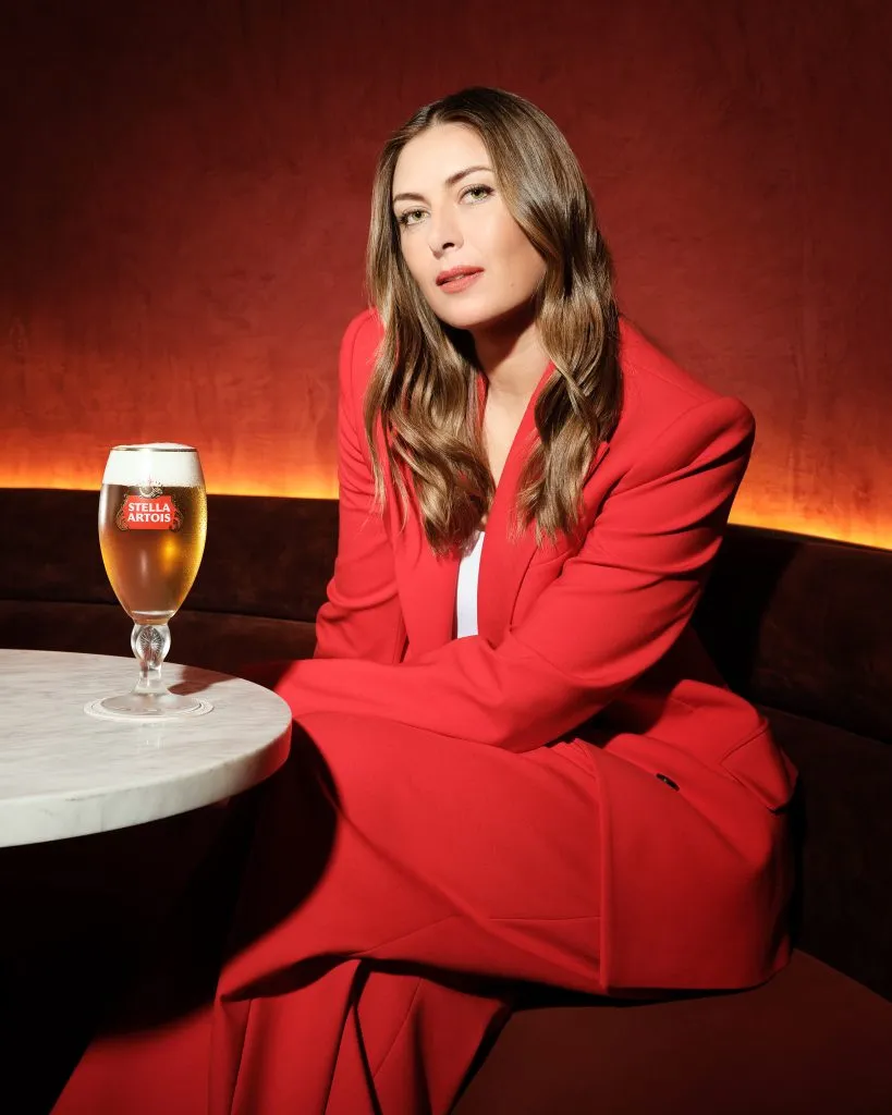 Sharapova es la embajadora de la cerveza Stella Artois en Wimbledon