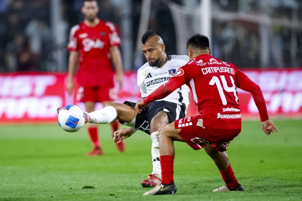 Arturo Vidal fue, según Marcelo Vega, uno de los peores jugadores de Colo Colo en el 2-2 ante Ñublense. | Foto: Photosport.