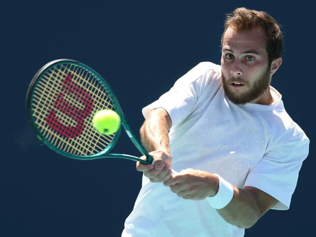 Hugo Gaston recientemente en el Miami Open 2025 (Getty Images).