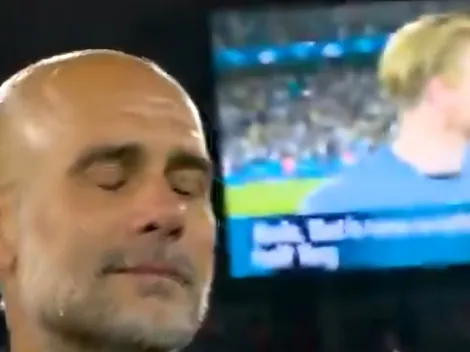 Video: Pep rompe en llanto con adiós del City a De Bruyne
