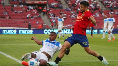 Nicolás Díaz pudo llegar al Cacique en dos ocasiones, pero nunca pasó.