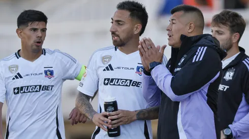 Jorge Almirón protagoniza un tenso momento.