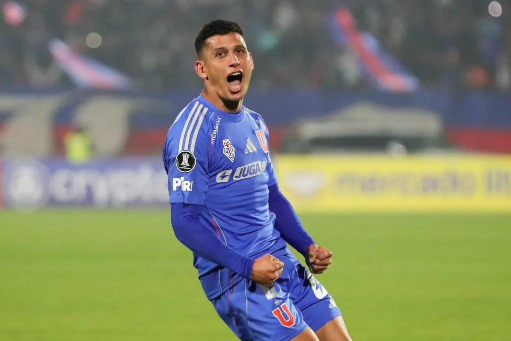 Israel Poblete marcó un gol en el duelo contra Carabobo por Copa Libertadores. Foto: Felipe Zanca/Photosport