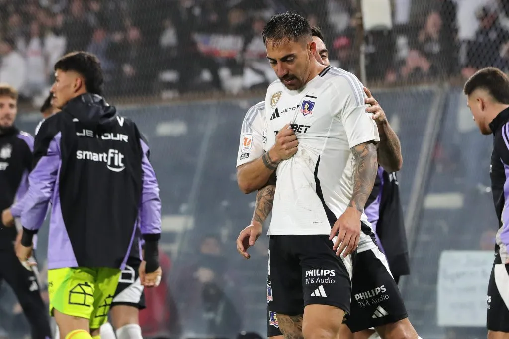 Javier Correa celebrando su gol a Ñublense. Foto: Felipe Zanca/Photosport