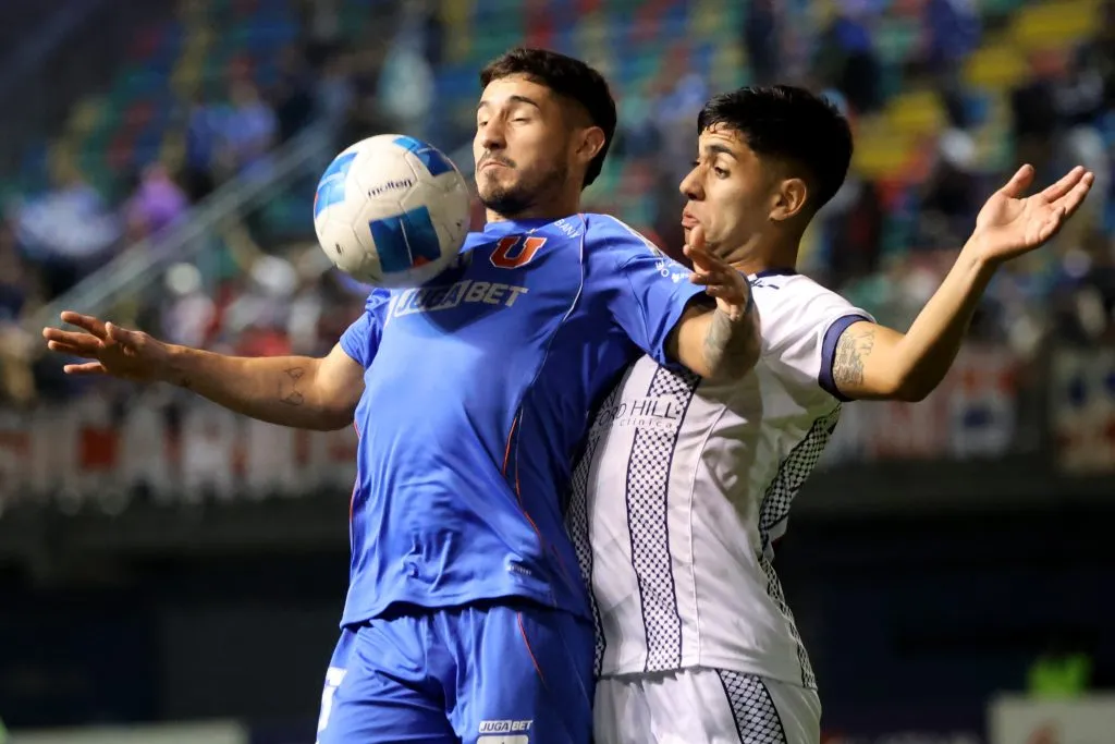 La U tendrá al seleccionado Nicolás Fernández desde el primer minuto ante Limache. Foto: Jonnathan Oyarzun/Photosport