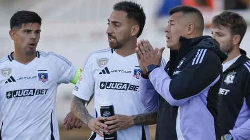 Almirón llegó al hotel a concentrarse con Colo Colo