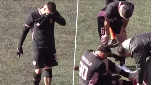 El momento de la salida de Castillo.