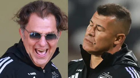 Aníbal Mosa y Jorge Almirón están literalmente enfrentados.