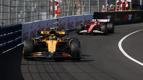 Lando Norris superó a Charles Leclerc en el GP de Mónaco.