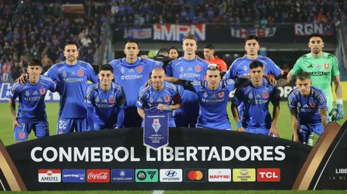 Los once de la U ante Botafogo.