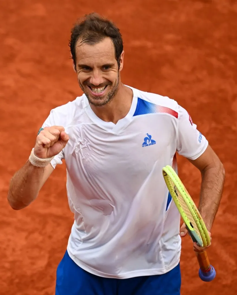 Richard Gasquet en Roland Garros 2024 (Getty Images).