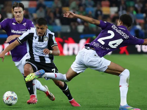 El emotivo lienzo de hinchas de Udinese a Alexis Sánchez