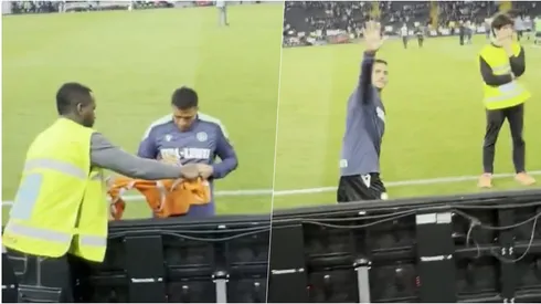Alexis le entregó felicidad a un hincha chileno en Udine