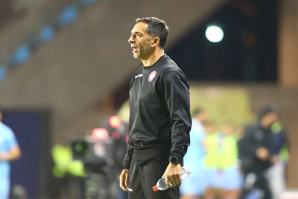 Walter Lemma en el estadio Tierra de Campeones. (Alex Diaz/Photosport).
